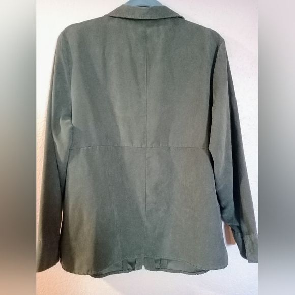 Baby & Me Green Overcoat **EUC** - Picture 5 of 5